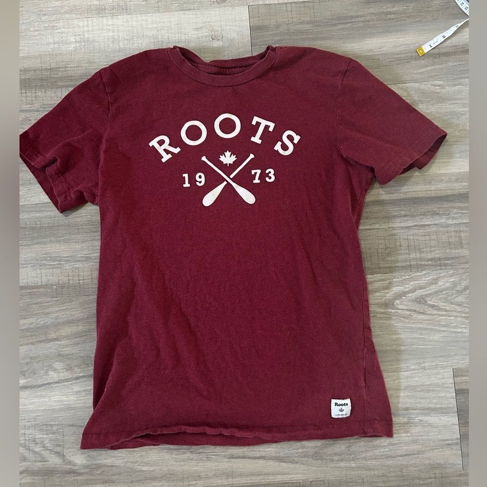 Roots Made In Canada Logo Front Short Sleeve T-Shirt